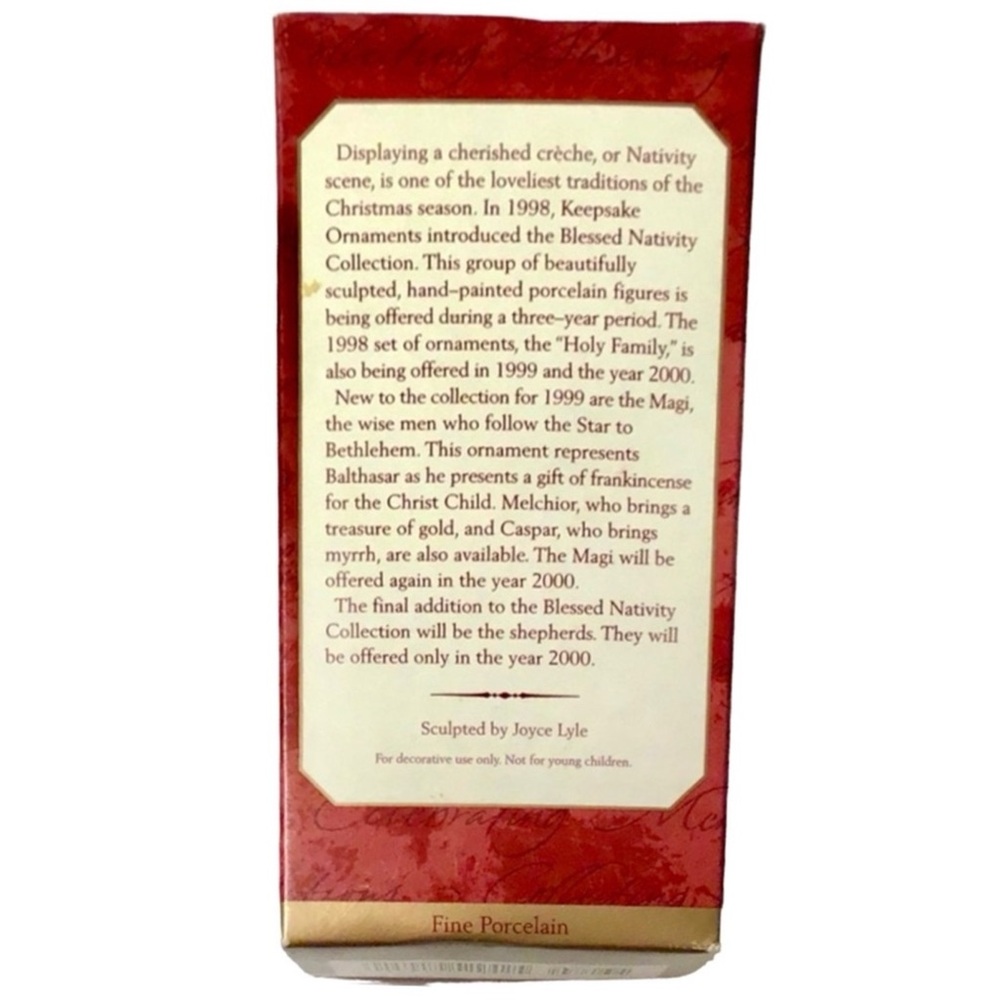 Hallmark 1999 Balthasar-The Magi Christmas Ornament - Picture 9 of 11